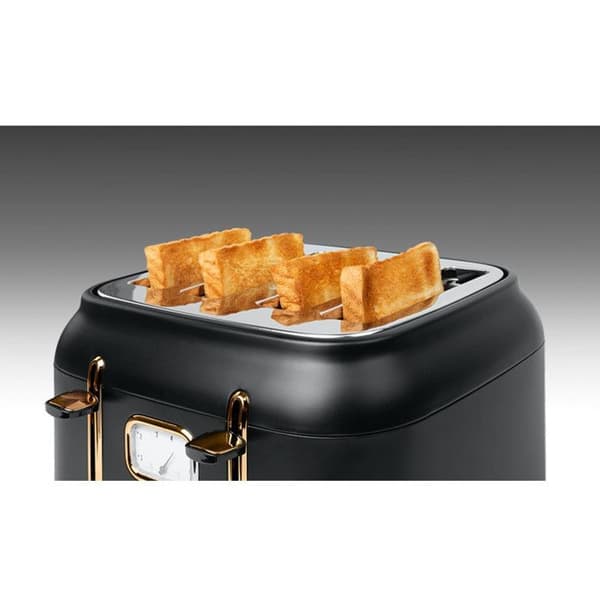 Brödrost - Muse - MS-131BC - 4 fack - 1800W - Rostfritt stål