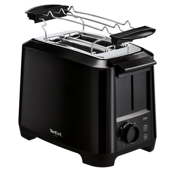Brödrost - Tefal - tt1408 - Svart - 2 skivor - 2 platser