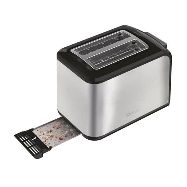 Tefal Express brödrost - 2 skivor - Svart - Rostfritt stål - 850 W