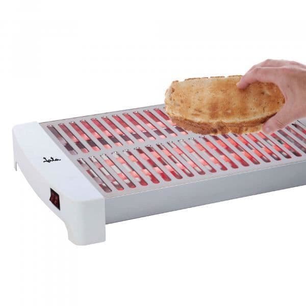 Horisontell brödrost med skåp och grill i rostfritt stål - JATA - TT5016 - 35 cm - 25 cm - 1000 W
