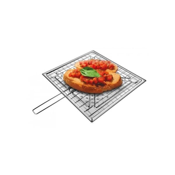 Bruschettiera - IPAC - 25x25 cm - Rostfritt stål - Avtagbart handtag - För gaskök