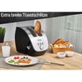 Miniatyrbild 4 av 4: Zilan Grillebrödrost Inox 1000W - 2 stora fack - 6 nivåer av rostning