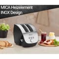 Miniatyrbild 2 av 4: Zilan Grillebrödrost Inox 1000W - 2 stora fack - 6 nivåer av rostning