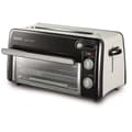 Miniatyrbild 1 av 5: TEFAL Toast N Grill Brödrost och miniugn, Rostfritt stål, 6 bryningsnivåer, Grilltemperatur upp till 210°C TL600830