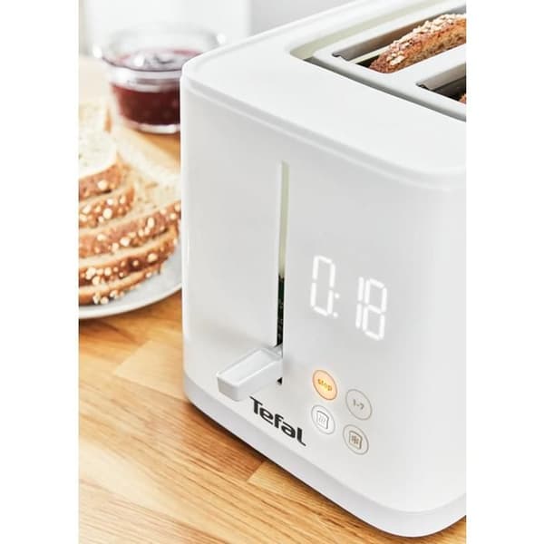 Tefal brödrost 2 fack med digital display och timer 7 lägen TT693110