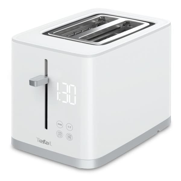 Tefal brödrost 2 fack med digital display och timer 7 lägen TT693110