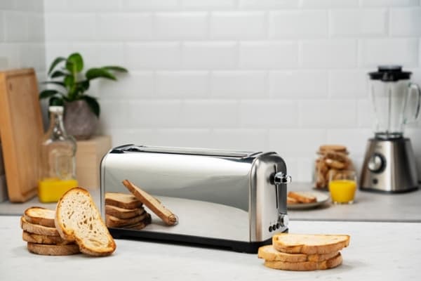 [OUTLET] - OBH Nordica Metropolitan, 4 skivor, Svart, Rostfritt stål, Knappar, Rotations-, 1400 W, 220 - 240 V, 50 hz