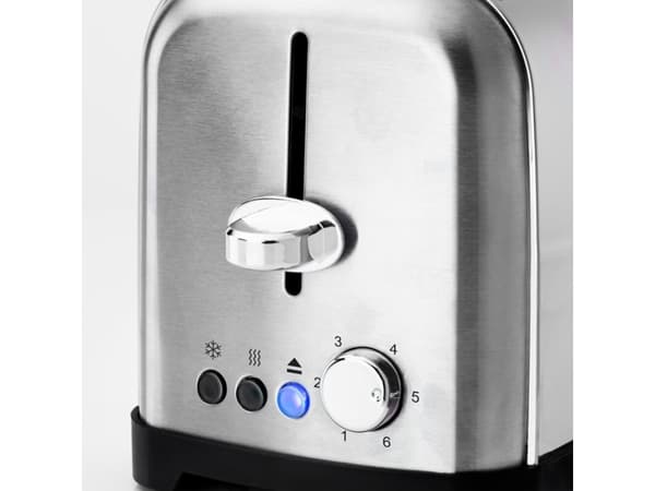 [OUTLET] - OBH Nordica Metropolitan, 4 skivor, Svart, Rostfritt stål, Knappar, Rotations-, 1400 W, 220 - 240 V, 50 hz