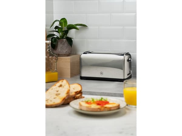 [OUTLET] - OBH Nordica Metropolitan, 4 skivor, Svart, Rostfritt stål, Knappar, Rotations-, 1400 W, 220 - 240 V, 50 hz