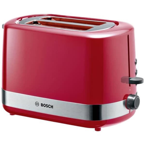 Bosch Haushalt TAT6A514 Brödrost med speciell konditori röd, rostfritt stål