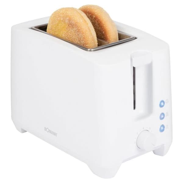 2 fack brödrost Vit Bomann TA6065CB-Vit