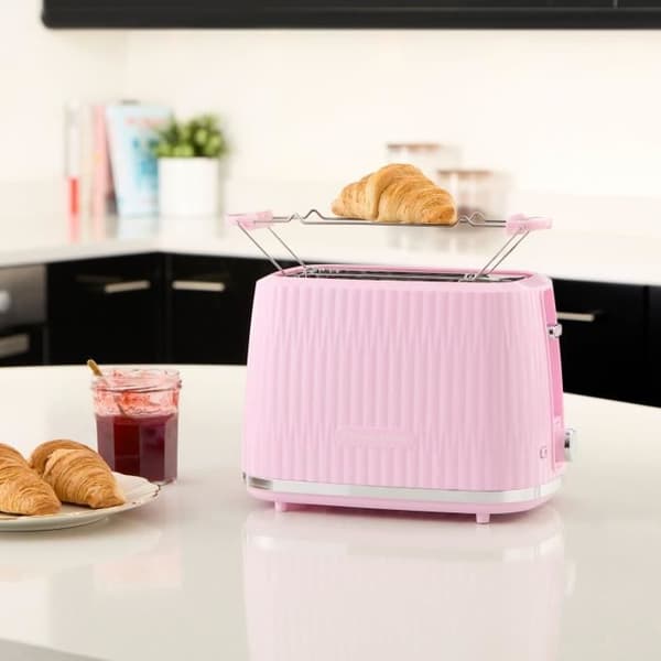 Leivänpaahdin - RUSSELL HOBBS - EDEN - 800 W - 2 paistopaikkaa - Vadelma