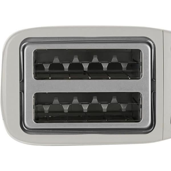 Brödrost - BRANDT - T02T1050W - 2 fack - 7 effektnivåer - Smulbricka - Vit