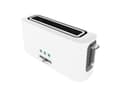 Miniatyrbilde 2 av 5: Cecotec 03189, 2 skiver, Hvit, Plast, Rustfritt stål, Nivå, 980 W, 220 - 240 V