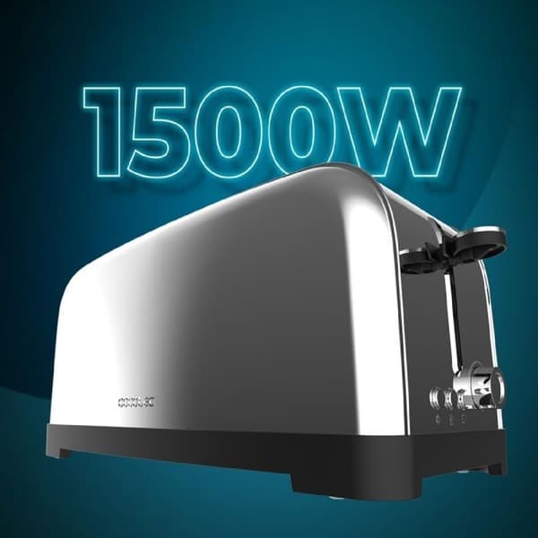 Cecotec Vertikal Brödrost Toastin' time 1500 Inox Lite
