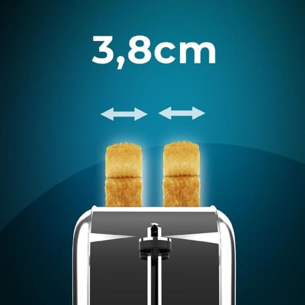 Cecotec Vertikal Brödrost Toastin' time 1500 Inox Lite
