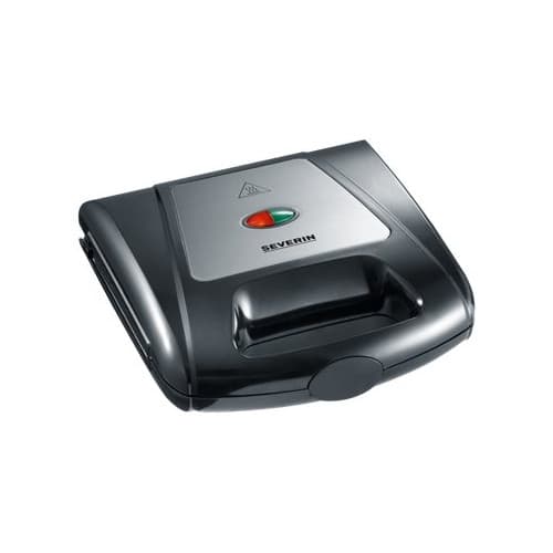 SEVERIN SA 2968 - smörgåsgrill/våffeljärn/grill - svart/krom