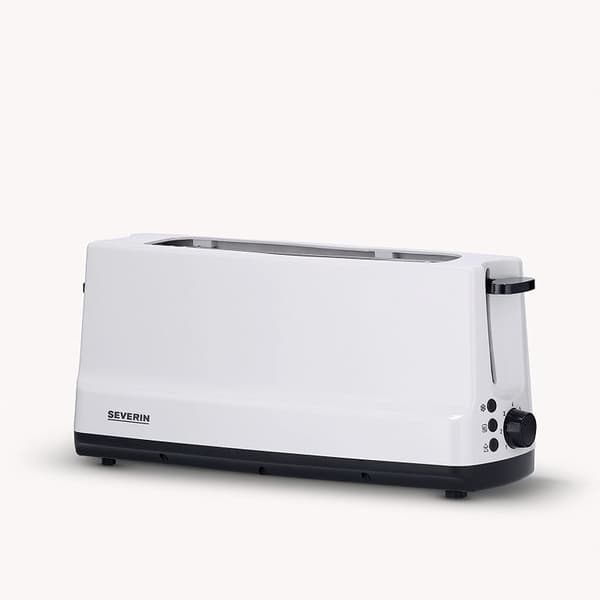Severin AT 2232 brødrister 2 skiver 800 W Grå, Hvid