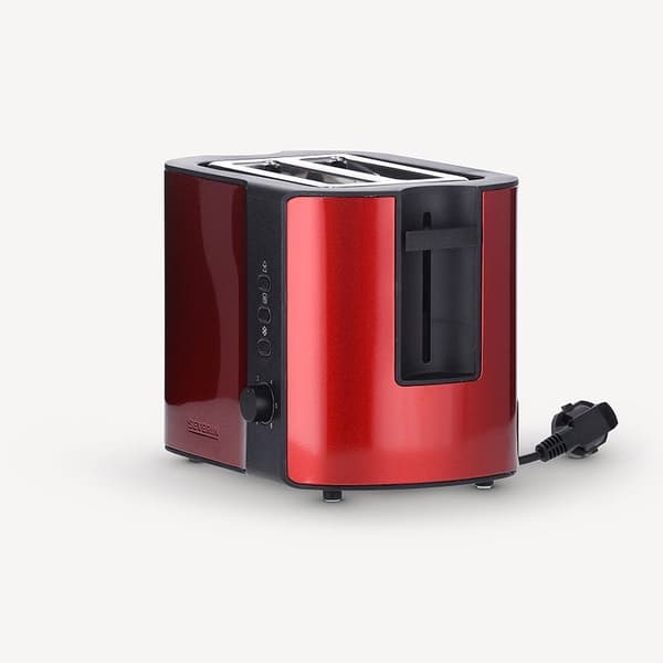Severin AT 2217 brødrister 2 skiver 800 W Metallisk, Rød