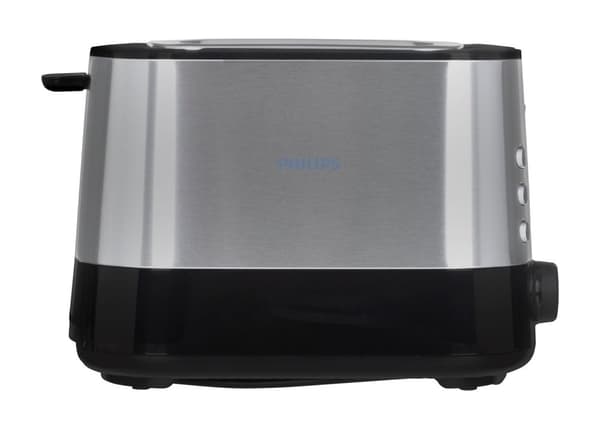 Philips Viva Collection HD2637/90 brødrister 2 skiver Sort, Rustfrit stål