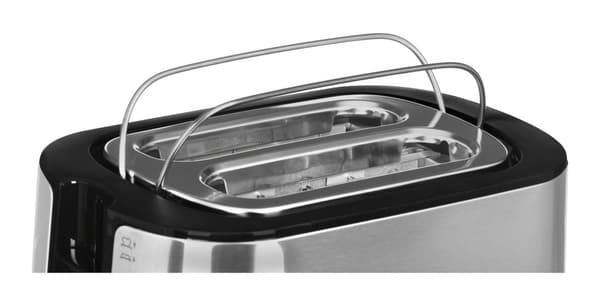 Philips Viva Collection HD2637/90 brødrister 2 skiver Sort, Rustfrit stål