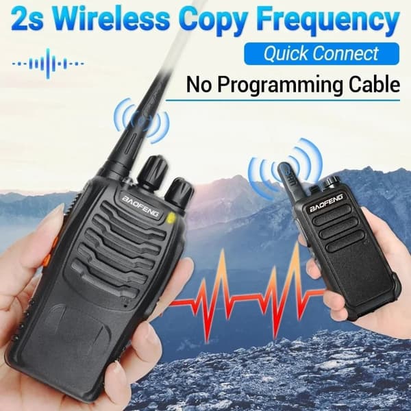 BaoFeng 888 S UHF Tvåvägsradio / Walkie Talkie Inbyggd LED-ficklampa