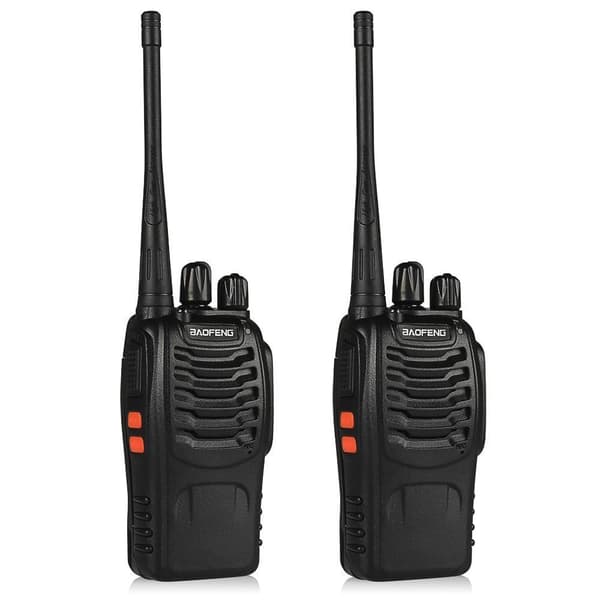 2-Pack BaoFeng 888 S BF UHF Tvåvägsradio / Walkie Talkie Inbyggd LED-ficklampa