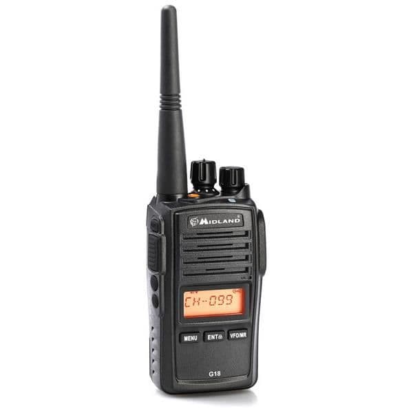 Midland G18 Walkie-Talkie - MIDLAND - 15 kanaler - Räckvidd 8 km - Effekt 2 watt