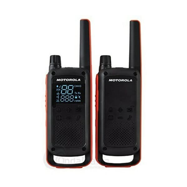 Walkie-Talkie Motorola T82 (2 Pcs) Svart Orange