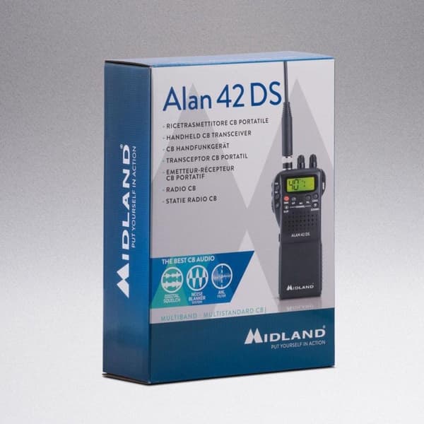 Midland Alan 42 DS AM-FM 27mc to-vejs radio