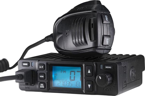Albrecht AE6290 12629 12/24V CB-Radio Vox håndfri repeaterfunktion for ekstra rækkevidde