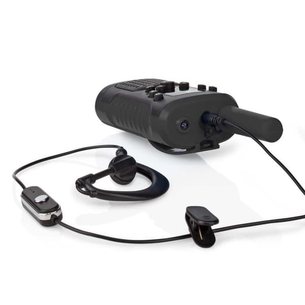 Nedis WLTK0610BK Walkie Talkie Sæt 2 Håndsæt Op til 6 Km Frekvenskanaler: 8 PTT / VOX Op til 3 timer Hovedtelefonudgang 2 Headset Sort