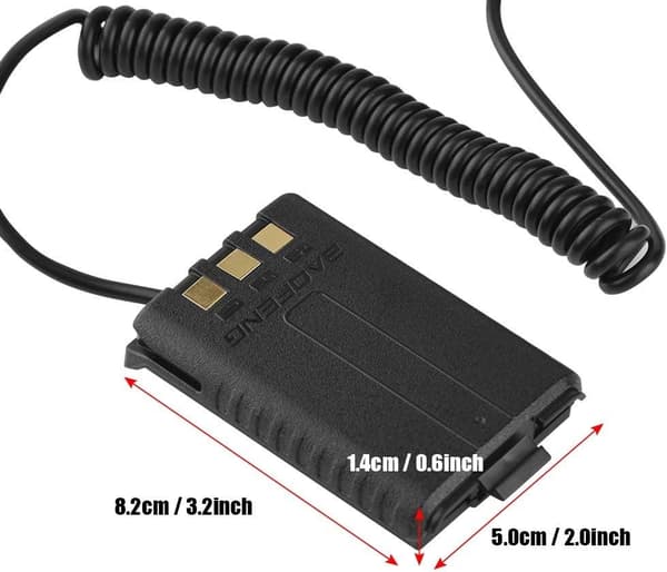 Baofeng BL-5 Biladapter för Walkie Talkie UV5R UV-5RE UV-5RA
