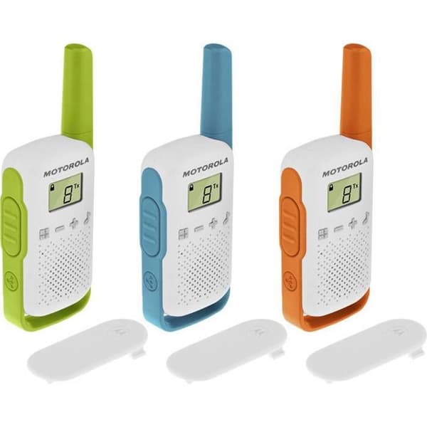Motorola T42 Multicolor walkie-talkie (3 st)