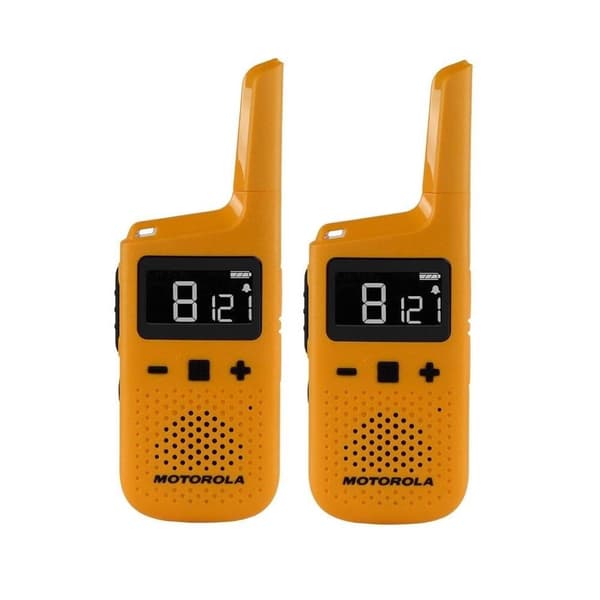 Motorola T72 walkie talkie 16 kanaler, gul