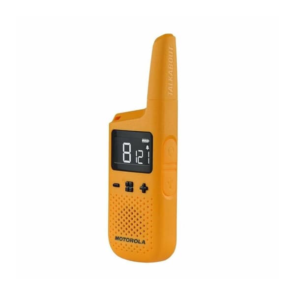 Motorola T72 walkie talkie 16 kanaler, gul