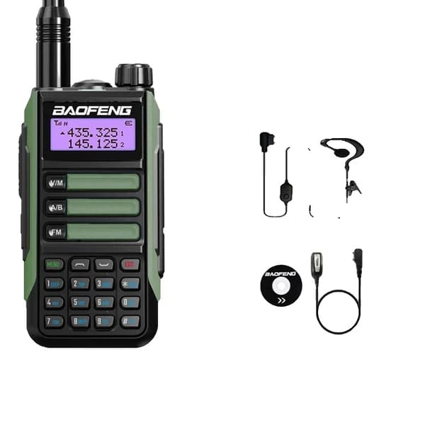 Walkie Talkie, Lang Rækkevidde, Vandtæt, Grøn Pakke 1