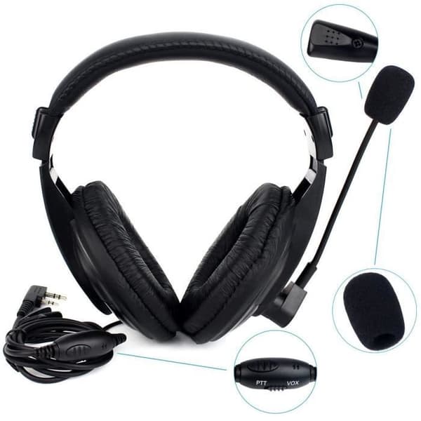 Retevis R114 Walkie Talkie Headset Öronsnäcka Kompatibel med Walkie Talkie RT24 RT27 RT22 RT21(1 PACK)