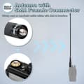 Miniatyrbild 3 av 6: Retevis RHD771 Antenn SMA-F Dubbelband 144/430MHz VHF/UHF, Kompatibel med Baofeng UV-5R GT-5R, RT5R RA79 RT3S, Qansheng UVK5