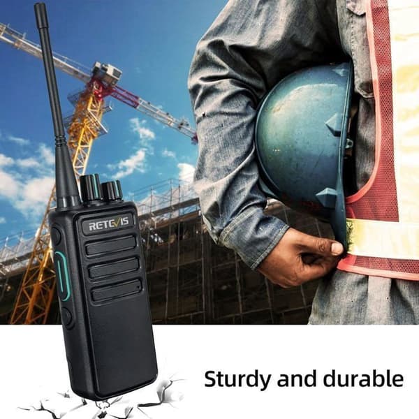 Retevis RB629 Robust Walkie Talkie Professionell, 4 St PMR446, Trådlös Klon, VOX, Säkerhetsradio med Mikrofon Högtalare