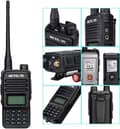 Miniatyrbild 3 av 6: Retevis RT85 Bärbar Talkie Walkie Lång Räckvidd, Professionell Amatörradio 200 Kanaler, 2m/70cm, FM Radio, VOX, DTMF, för Äventyr