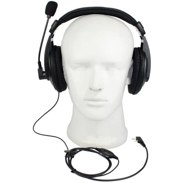 Retevis R114 Walkie Talkie Headset VOX Öronsnäcka Kompatibel med Walkie Talkie RT24 RT27 RT22 RT21(2 PACK)