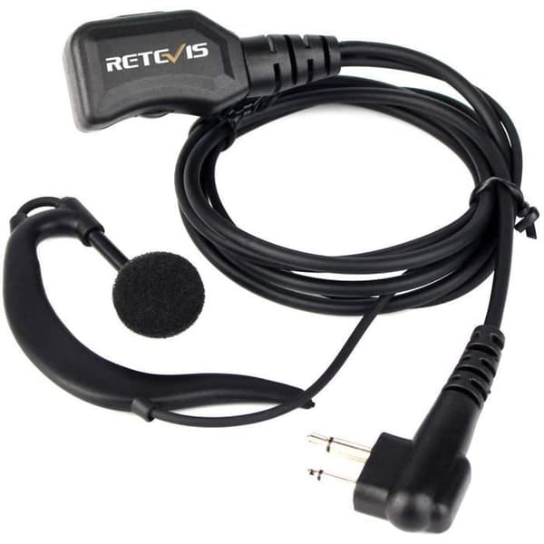 Retevis R111 Walkie Talkie hörsnäcka Kompatibel med Motorola DP1400 CP040 GP68 GP88 GP300 GP2000(1 PACK)