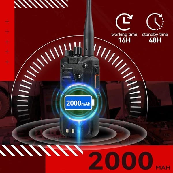 Retevis RT3S DMR Radio Dual Band Digital Walkie Talkie 3000 kanaler Skinka Radio DCDM TDMA VOX TOT Kompatibel med Mototrbo TierⅠ&amp;Ⅱ