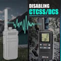 Miniatyrbild 4 av 6: Retevis RB667 Talkie Walkie Mini, PMR446 1600mAh USB-C, LCD-skärm, Gruppanrop VOX med hörlurar för vandring, camping (2 st)