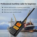Miniatyrbild 4 av 6: Retevis RM01 Marinradio, IP67 Vattentålig VHF Walkie Talkie, Vibration, Flytande 88 Kanaler, Bärbar, för Kajak Fiskebåt