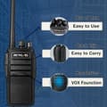 Miniatyrbild 5 av 6: Retevis RT21 Talkie Walkie Lång Räckvidd, Professionell, VOX, 16 Kanaler, Uppladdningsbar Tvåvägsradio för Räddning (6 stycken)
