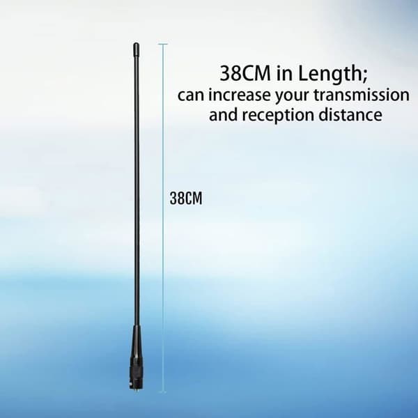 Retevis RHD771 Antenn SMA-F Dubbelband 144/430MHz VHF/UHF Talkie Walkie Antenn, För Baofeng UV5R BF888S, RT5R RA79, Qansheng UVK5