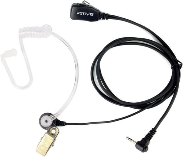 Retevis EAM101 RT45 Talkie Walkie Hörlurar, 1 Pin 2,5mm, Hörlursöron för RT45 Motorola TLKR T92 H2O/T80 T62 T82 Extreme T81