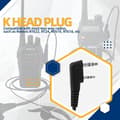 Miniatyrbild 5 av 6: Retevis R111 Walkie Talkie hörsnäcka 2-stifts G-form justerbar volym hörsnäcka Headset kompatibel RT24 RT27 BaoFeng Sunreal Kenwood